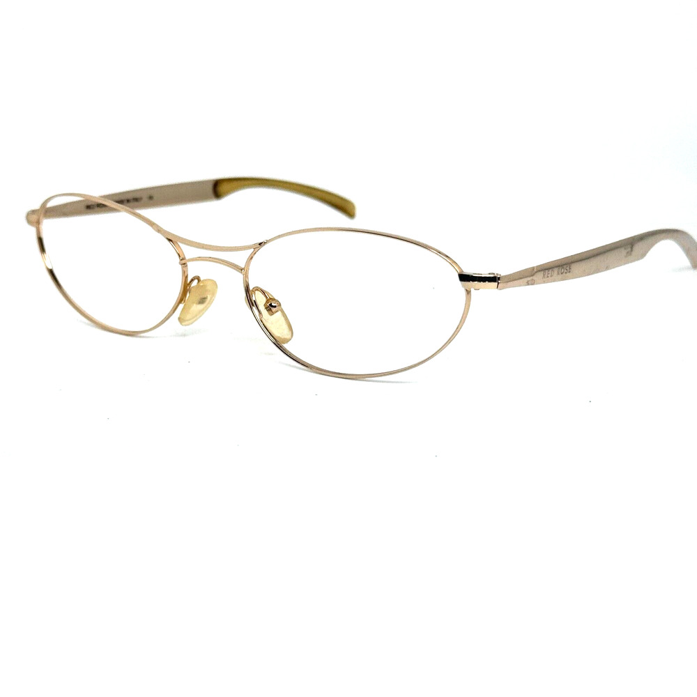 Red Rose Eyeglasses Frames RR 269 col 000 Gold Womens‎ 54mm H14386